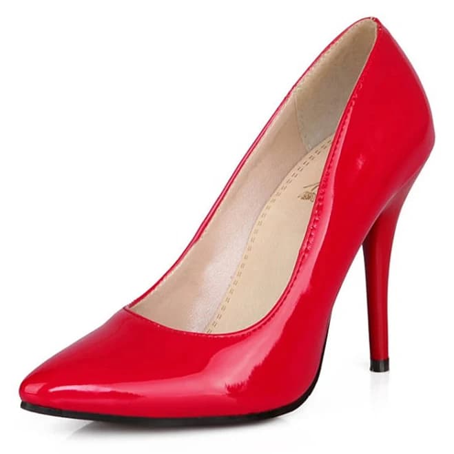 Women's Patent Leather Stiletto Pumps