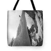 Low Angle View Of Ice Climbing The Fang Photograph by Brandon Huttenlocher - Fine Art America