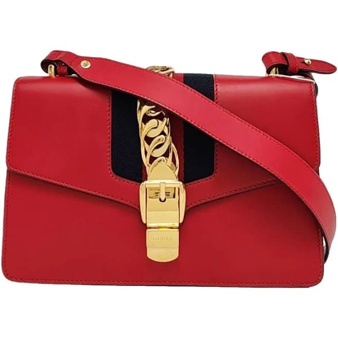 Gucci Sylvie Leather Shoulder Bag