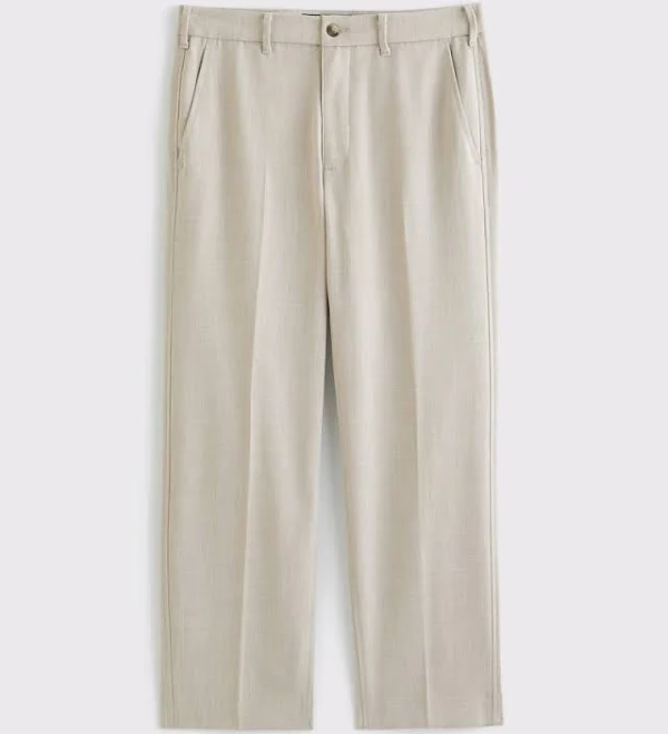 Abercrombie & Fitch Men's Relaxed Straight Trouser