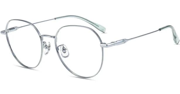 Firmoo UK Unisex Large Oval Frame Glasses