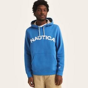 Nautica Men's Logo Pullover Hoodie