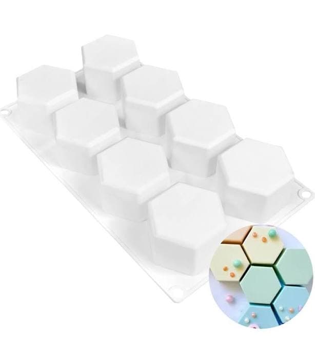 Hexagon Silicone Baking Mold