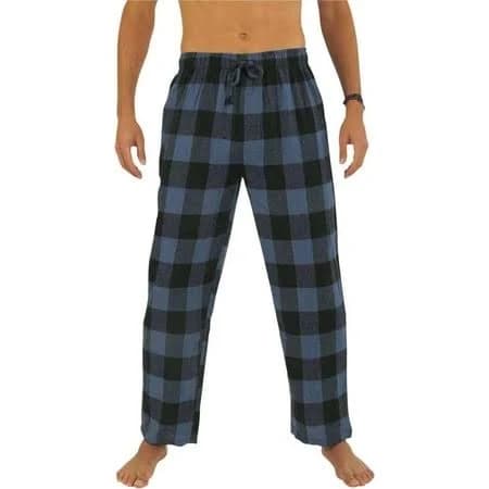 Flannel Pajama Pants for Men - Comfortable PJ Bottoms for Adults - Men's Sleepwear - Cotton/Poly Blend