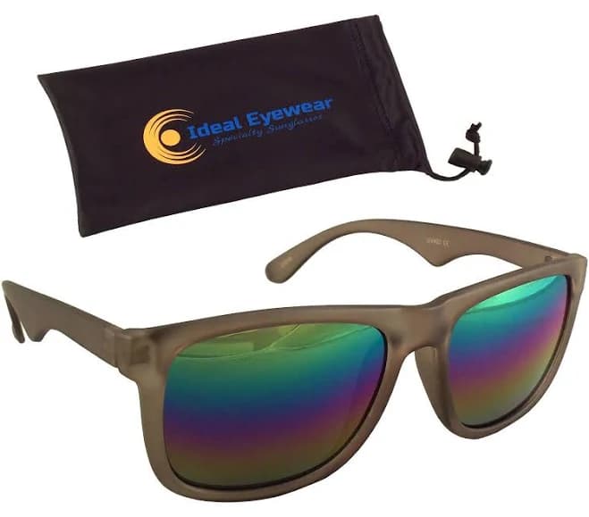 Retro Rainbow Reflective Sunglasses