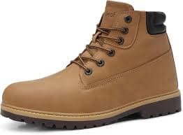 ANALEAF Mens Winter Boots Warm Lined Non Slip Classic Outdoor Snow Boots, Yellow, EU 41 : Amazon.com.be: Fashion