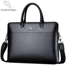 Yueskangaroo Leather Mens Business Briefcase New Handbag Male Crossbody Shoulder Bag from Dhgate Briefcases - price 48.56