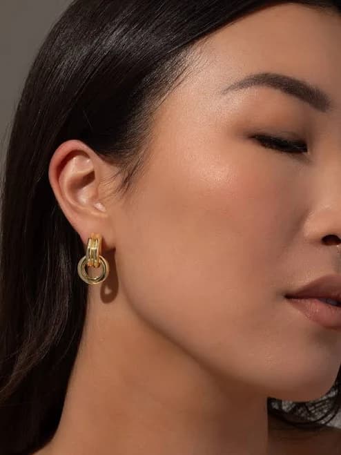 Uncommon James Knotted Hoop Earrings