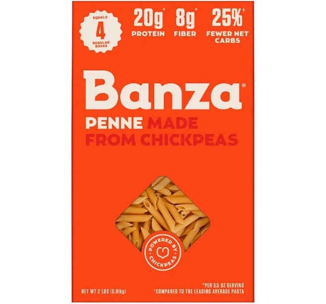 Banza Chickpea Penne Pasta, 32 oz