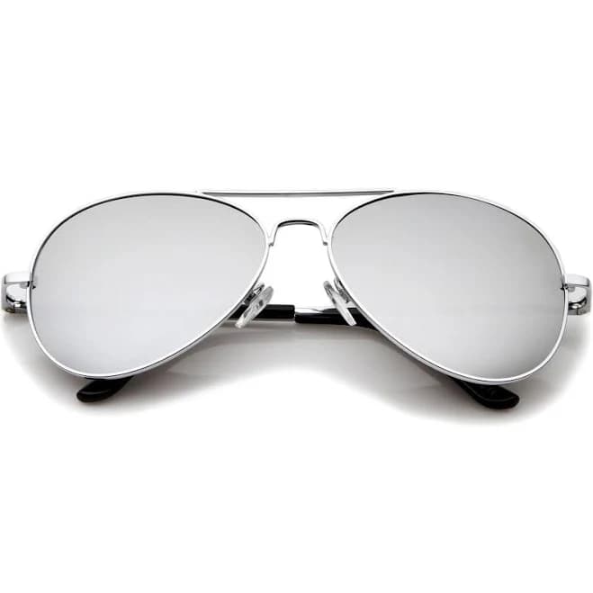 Zerouv Women's Full Mirror Aviator Sunglasses