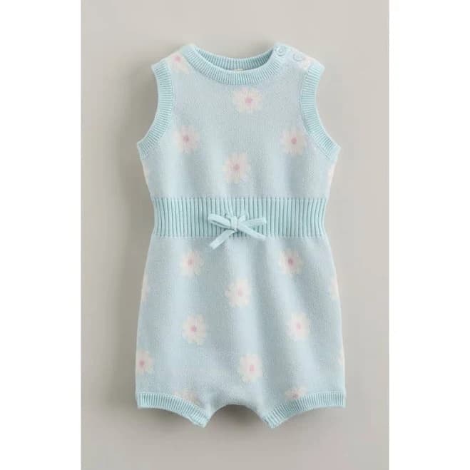 Tucker + Tate Ribbed Waist Cotton Romper