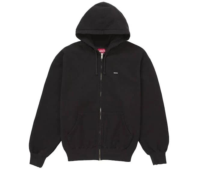 Supreme Men's Small Box Zip Up Hooded Sweatshirt