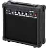 Vrbgify Electric Guitar Amplifier 6.5 in. Speaker, Headphone Jack, Aux Input Jack, Bass, Volume, Treble and Gain Controls Black 027SA04-227D - The Home Depot