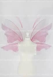Pink Transparent Fairy Wings: Costume Cosplay Wings