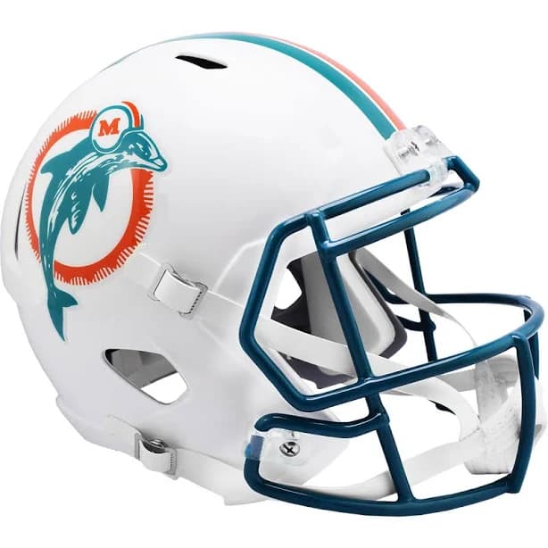 Riddell Miami Dolphins Throwback Speed Replica Helmet