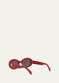 Celine Triomphe Oval Sunglasses - Bergdorf Goodman