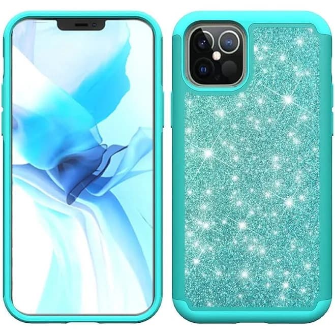 GSA Glitter Bling Shinny Hybrid Case Cover for iPhone 13 Pro Max