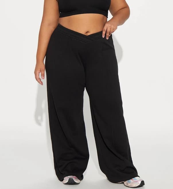 Fashion Nova Cassandra Cross Over Lounge Pants
