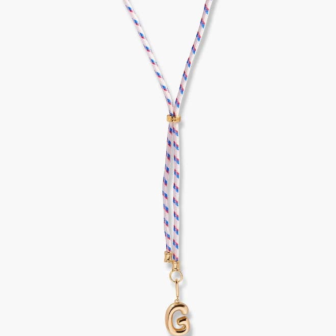 Brook and York Kai Initial Lariat Charm Necklace