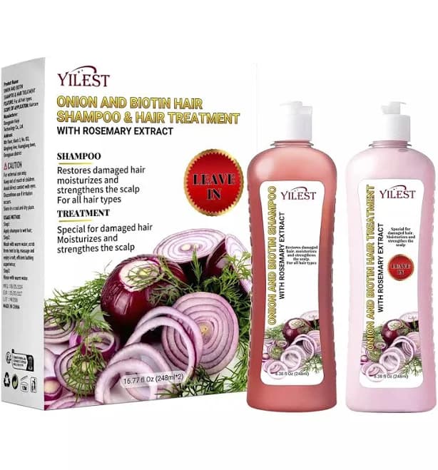 Onion Biotin Rosemary Shampoo & Treatment Kit