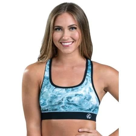 Aqua Women's Workout Racerback Sports Bra