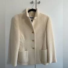 Jil Sander | Jackets & Coats | Ivory Jil Sander Woolalpaca Blazer | Poshmark