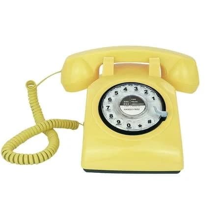 TelPal Retro Single Line Corded Desk Telephone