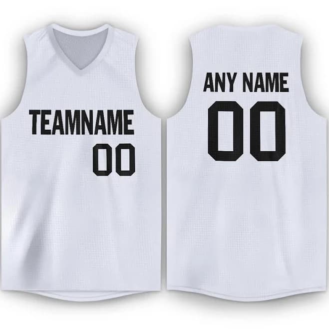 Custom Men's V-Neck Basketball Jersey