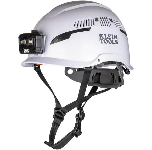 Klein Tools Safety Helmet Type-2 Vented Class C Headlamp