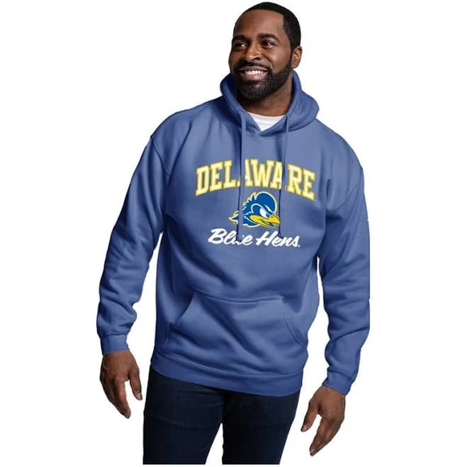 League Collegiate Wear Men's Delaware Fightin' Blue Hens Essentials 2.0 Fleece