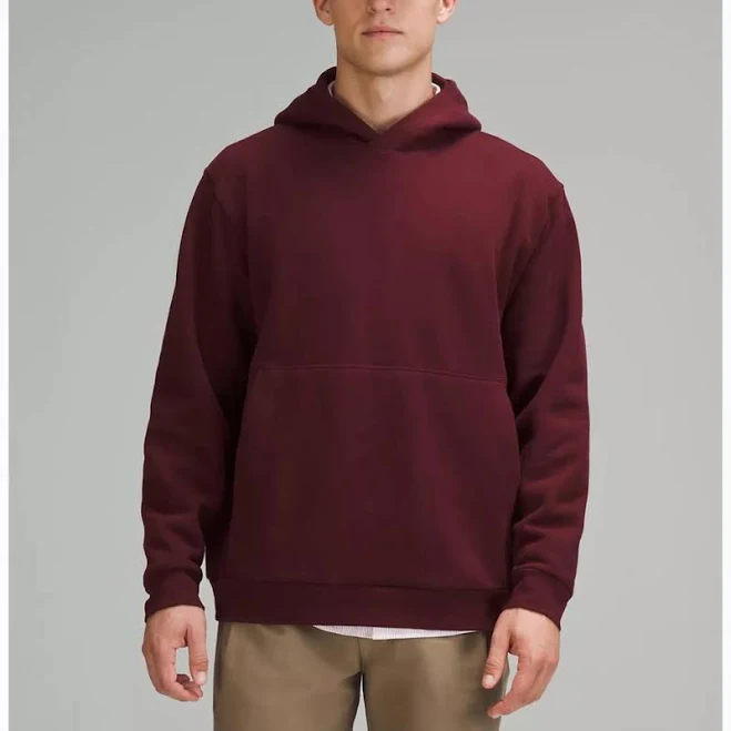 Youthair Lululemon Men's Burgundy Hoody - New Men | Color: Burgundy/Black | Size: M