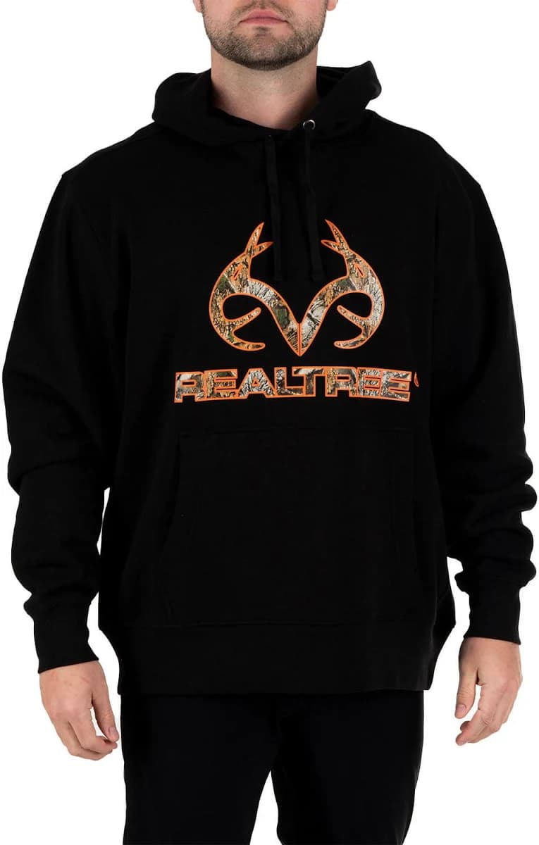 Realtree Men's Relaxed Fit Fleece Hoodie