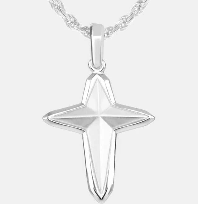 Men's North Star Cross Pendant