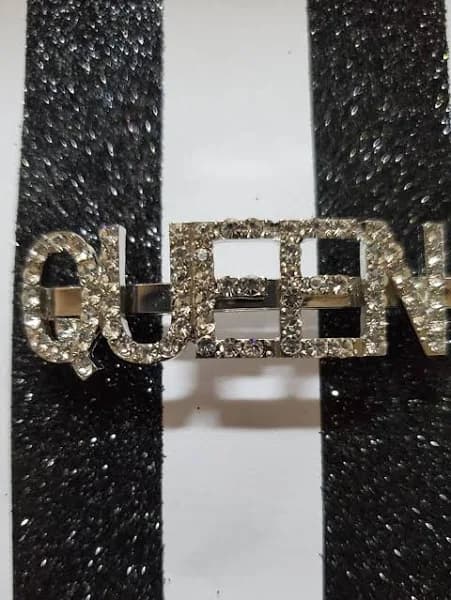 Queen Rhinestone Barrette
