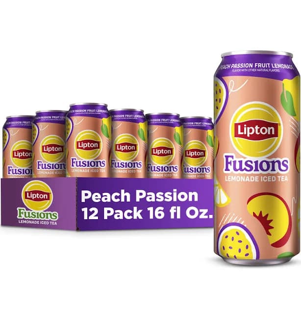 Lipton Fusions Peach Passionfruit Lemonade Iced Tea