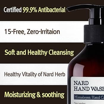 Amazon.com: NARD Hand Wash Teatree Rosemary Set - Mother's day gift for mom - Natural Surfactant - Perfect Cleansing Moisturizing Calming Nourishing Dry Hands - 9 Fl Oz