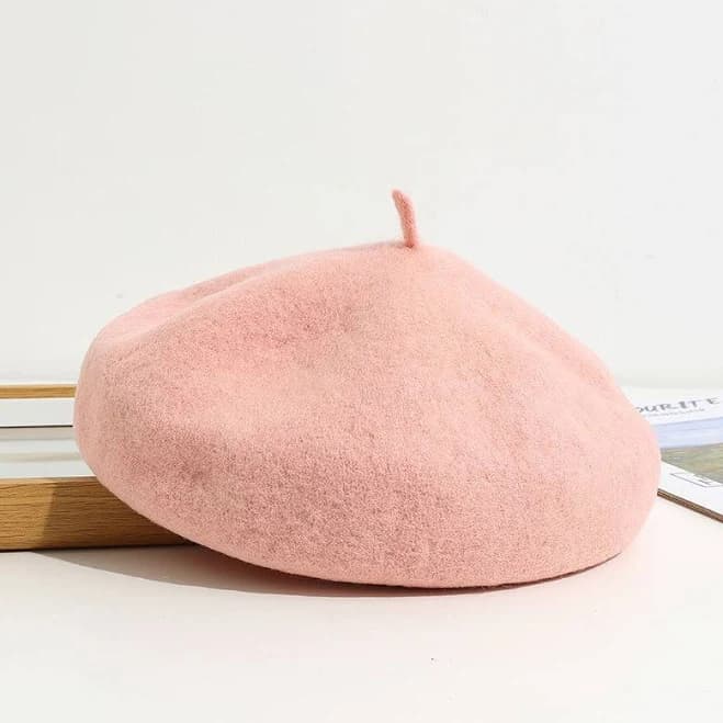 Retro Fairy Wool Blend Beret
