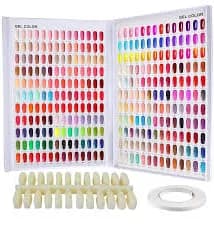 308 Nail Color Chart Display