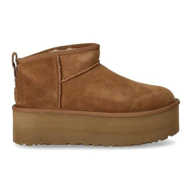 Ugg Women's Classic Ultra Mini Platform Chestnut Boot - Brown - Ankle boots - 10
