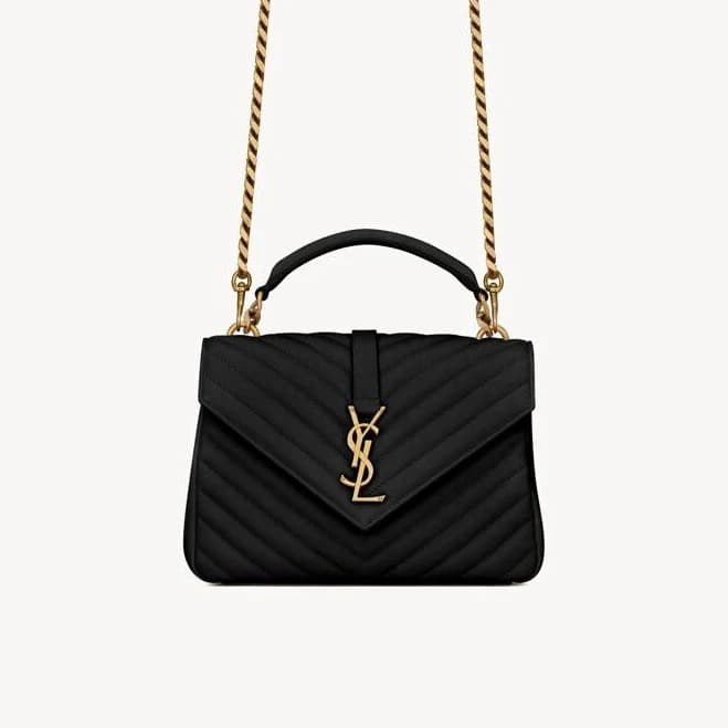 Women Saint Laurent College Medium in Quilted Leather
