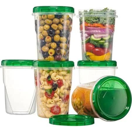 Plasticpro 32 oz Twist Cap Meal Prep Containers