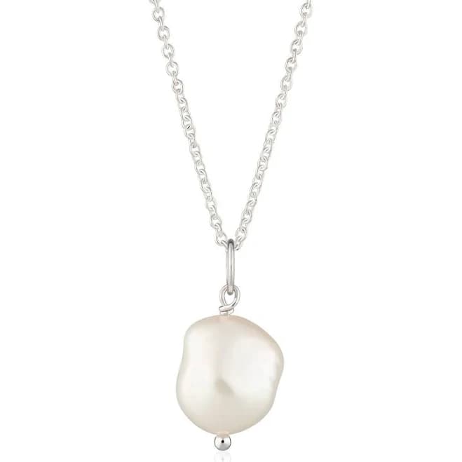 18ct Gold Plated Baroque Pearl Necklace