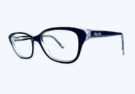 Ralph Lauren Black Clear Eyeglasses Cat Eye Lucite RA7020 541 52 16 135 | eBay