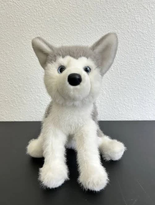9” Douglas Cuddle Toy Plush Husky Gray/white