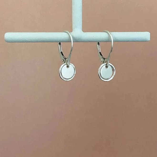 Teeny Tiny Minimalist Dangle Earrings