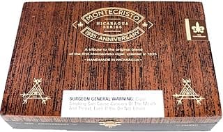 Montecristo Espeso 1935 Anniversary Empty Wood Cigar Box 9.75" x 6.75" x 2"