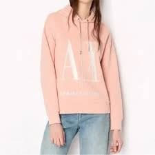 Armani Exchange Blush Pink Hoodie