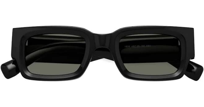 Hipster Thick Rectangle Mirrored Sunglasses Sunwear Lenses
