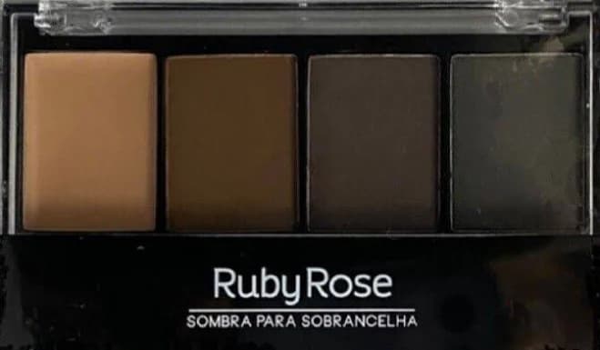 Ruby Rose Paleta Sombra Para Sobrancelhas 3 Cores