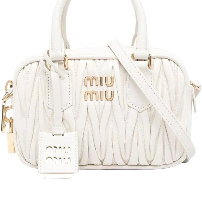 Miu Miu Women's Matelassé Leather Crossbody Bag